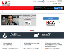 Tablet Screenshot of ncpg.org.sg